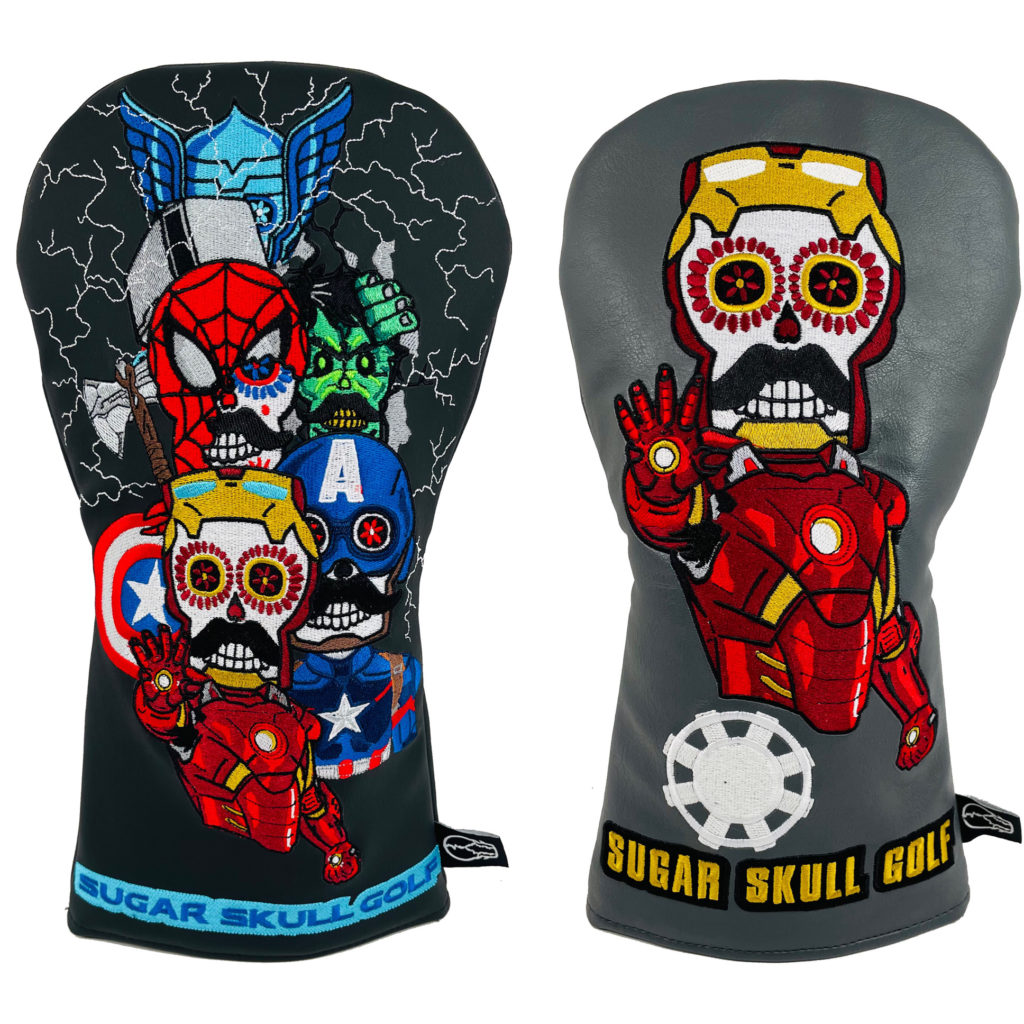 Sugar Skull Golf is dropping some Avengers themed headcovers