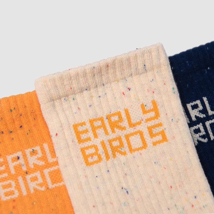 Early Birds X Random Golf Club Crew Socks (3 Pack)
