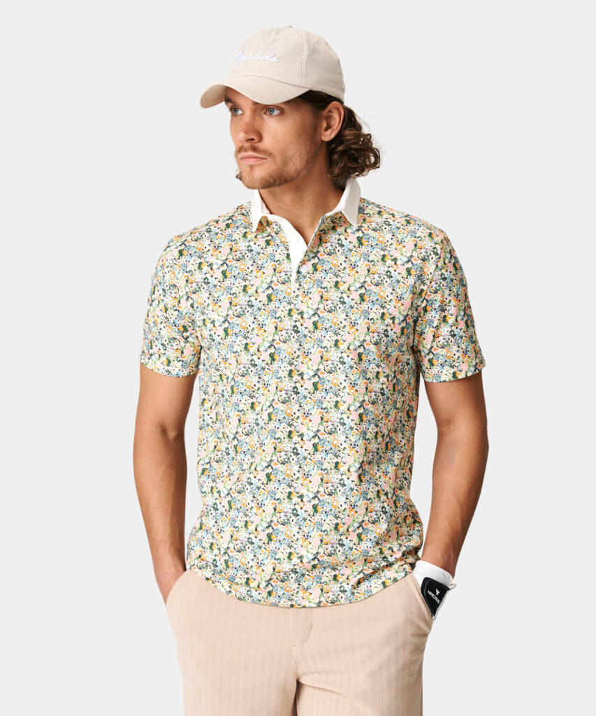 Floral TB Polo by Macade Golf