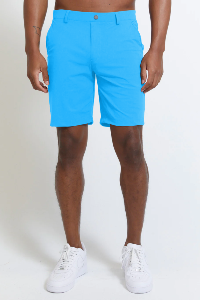 Hanover Pull-On Short in Ibiza Blue by REDVANLY