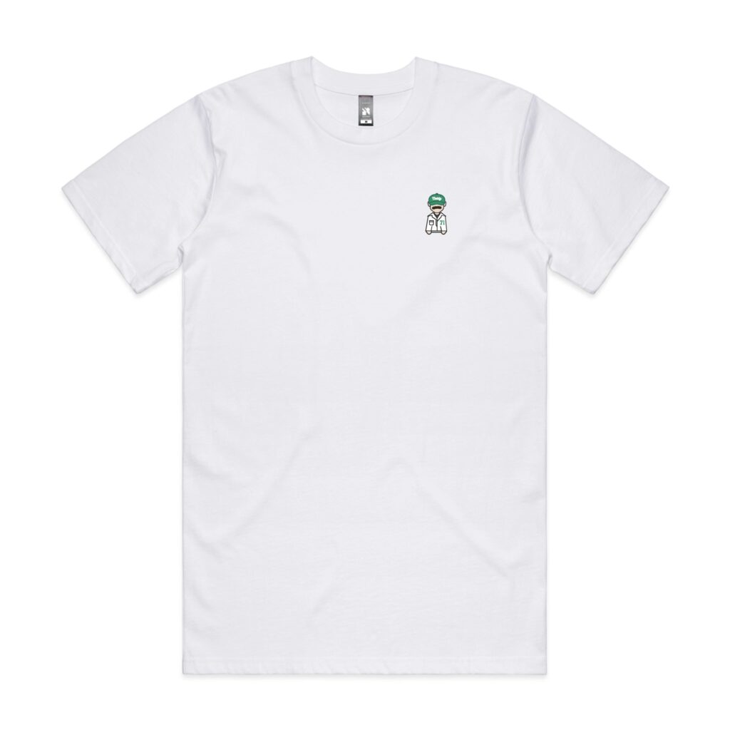 Masters Inspired Caddy T-Shirt – White by Jones Golf Bags