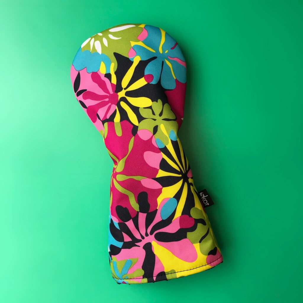 Tropical Black Sleeve Headcover by Skot Golf