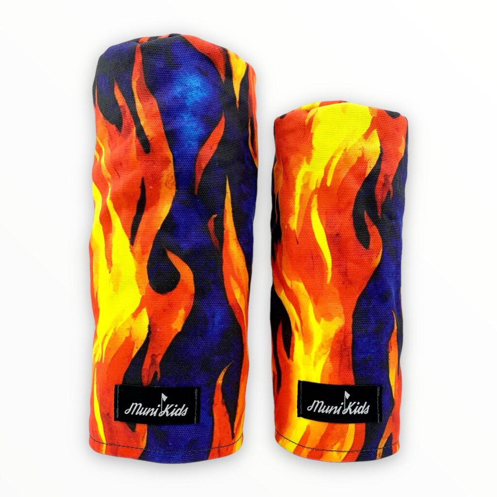 Flames Golf Headcovers by Muni Kids®
