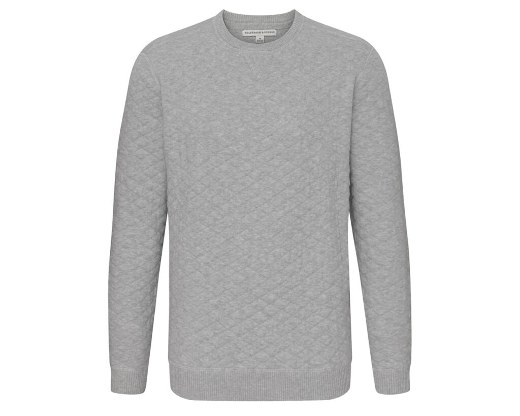 The Ward Sweater: Gray by Holderness & Bourne