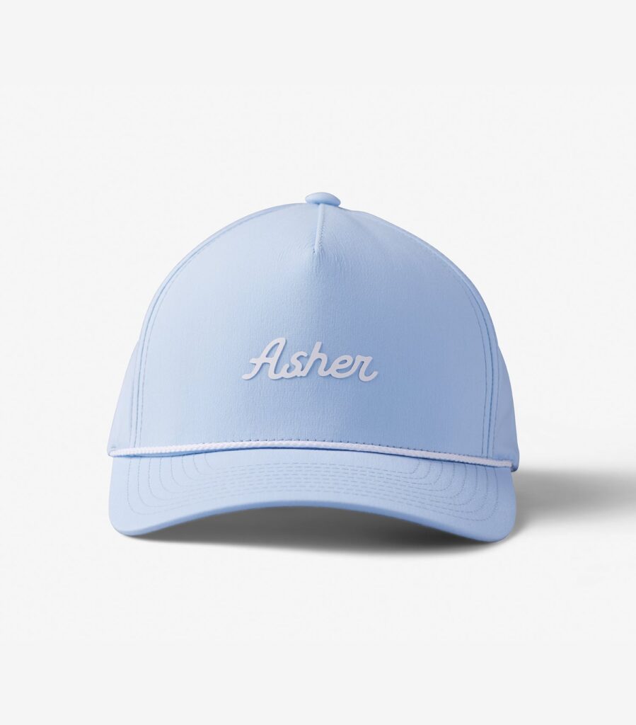 Roped Script Hat by ASHER