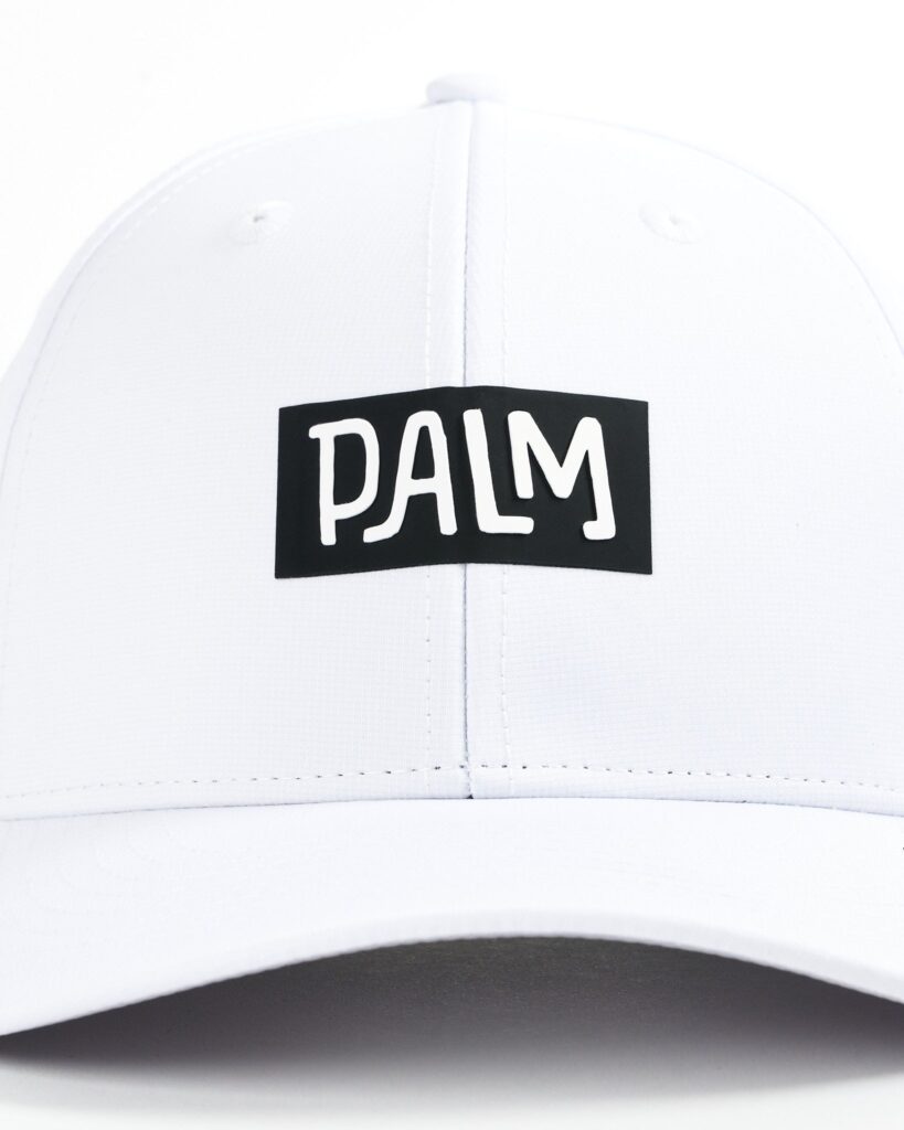 Trestles Snapback by Palm Golf Co. in White